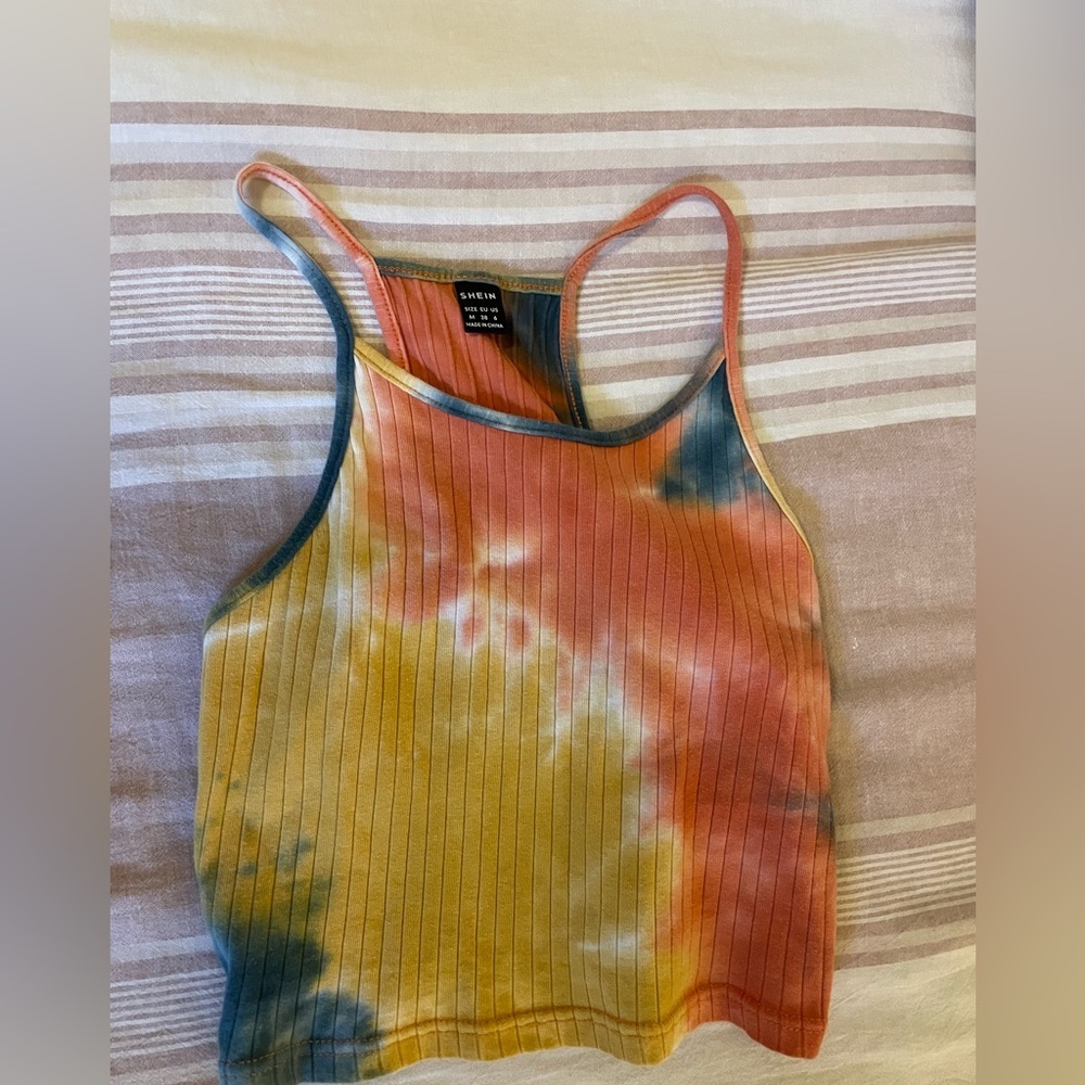 shein multi colored tank top